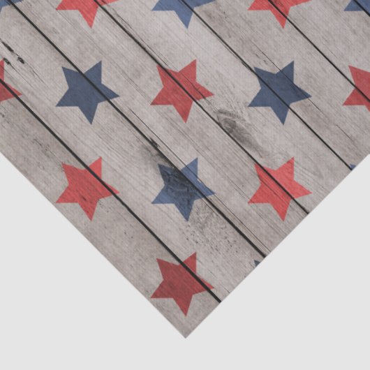 愛国素朴的なフェイク木材はパーティー組織 薄葉紙 (詳細)