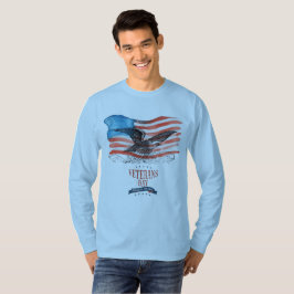 愛国者と覚えられたライトブルー Tシャツ
