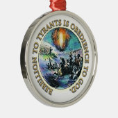 愛国者のクリスマスのオーナメント メタルオーナメント (右)