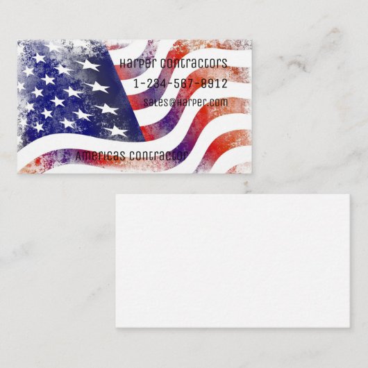 愛国者の名刺 名刺 (正面/裏面)