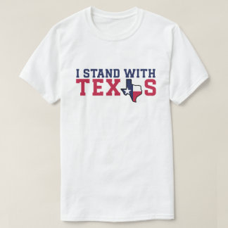 愛国者の国 "テキサスと共に立つ" Tシャツ