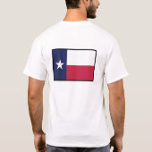 愛国者の国 "テキサスと共に立つ" Tシャツ (裏面)