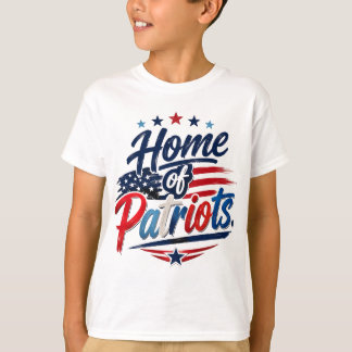 愛国者の家。愛国心あふれるアメリカンプライドTシャツ Tシャツ
