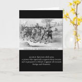 愛国者の復員軍人の日の挨拶状 カード (黄色い花)