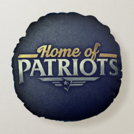 愛国者の故郷 ラウンドクッション