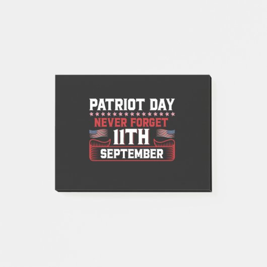 愛国者の日は忘れ11月の活字 ポストイット (正面)