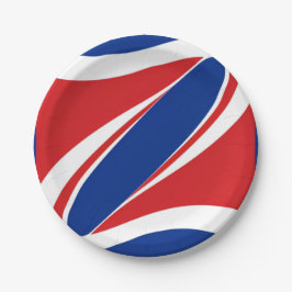 愛国者の暴走ラウンド ペーパープレート