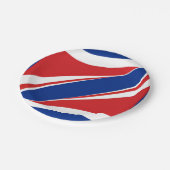 愛国者の暴走ラウンド ペーパープレート (アングル)