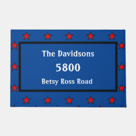 愛国者の私の住所 ドアマット