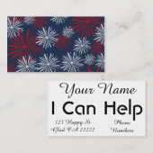 愛国者の花火 名刺 (正面/裏面)