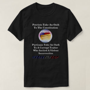 愛国者は憲法Tシャツに誓う Tシャツ