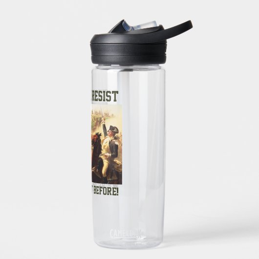 愛国者は民主主義への攻撃に抵抗 ウォーターボトル (左面)