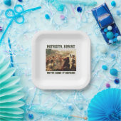 愛国者は民主主義への攻撃に抵抗 ペーパープレート (パーティー)