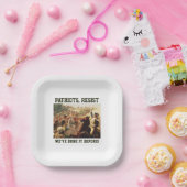 愛国者は民主主義への攻撃に抵抗 ペーパープレート (パーティー)