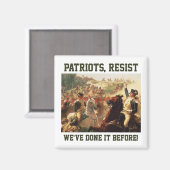 愛国者は民主主義への攻撃に抵抗 マグネット (正面/裏面)