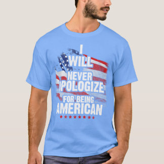 愛国者は決して謝罪しない Tシャツ