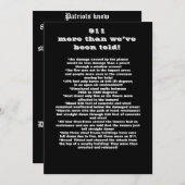 愛国者は知っている (正面/裏面)