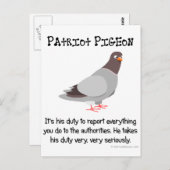 愛国者は隣国を攻撃する ポストカード (正面/裏面)