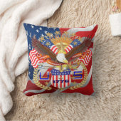 愛国者または退役軍人ビューアーティストのコメント クッション (ブランケット)