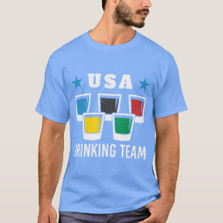 愛国者オリンピックUSAビール仲間 Tシャツ