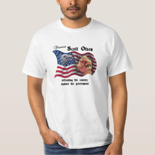愛国者スコットオルセンは、オークランドを占めます Tシャツ