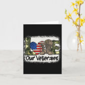 愛国者デーのアメリカ軍ベテラン男性女性Tシャツ カード (黄色い花)