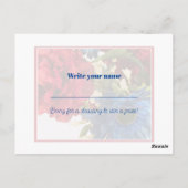 愛国者パーティーの招待状ポストカード ポストカード (裏面)