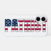 愛国者フラグ フォンケース iPhone 16ケース (裏面横)