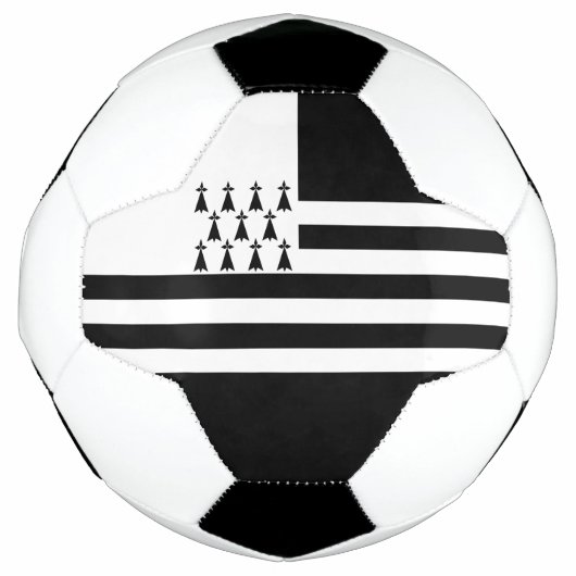 愛国者ブルターニュ旗 サッカーボール (正面)