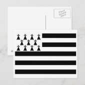 愛国者ブルターニュ旗 ポストカード (正面/裏面)