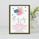 愛国者党の旗 招待状 (スタンド正面)