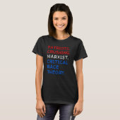 愛国者圧砕マルクス主義批判的人種理論Com Tシャツ (正面フル)