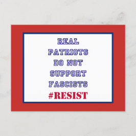 愛国者実在は断食に抵抗しない ポストカード