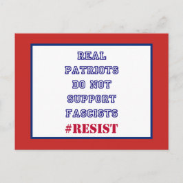 愛国者実在は断食に抵抗しない ポストカード