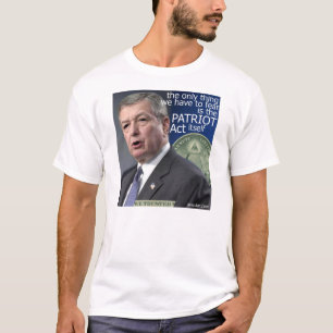 愛国者法の恐れ Tシャツ