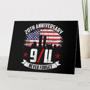 愛国者記念日2022年 9-11を決して忘れない 21周年 カード