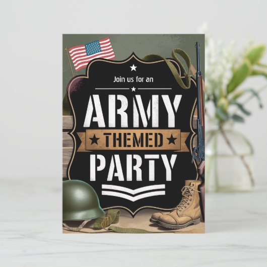 愛国者軍テーマパーティー軍事祝賀会 招待状 (スタンド正面)