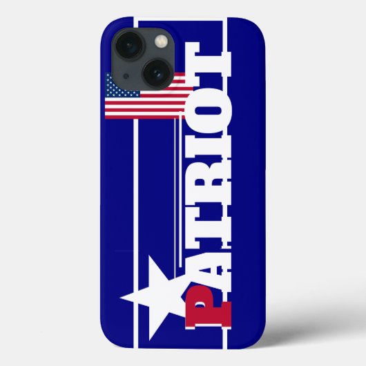 愛国者 バンパーステッカー 車用マグネット Case-Mate iPhone iPhoneケース (裏面)