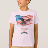 愛国者+思い出の+淡いピンク Tシャツ (正面)