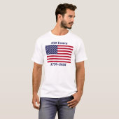 愛国者 250周年 1776-2026 Tシャツ (正面フル)