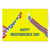 愛国脚～カード (正面横)