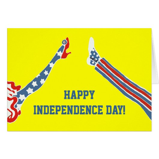 愛国脚～カード (正面横)