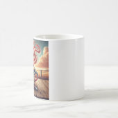 愛国自由をテーマにしたコーヒーカップ コーヒーマグカップ (中央)