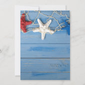 愛国色のヒトデと網 招待状 (裏面)