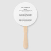 愛国色をテーマにした政治 |ファンのセット ハンドファン (裏面)