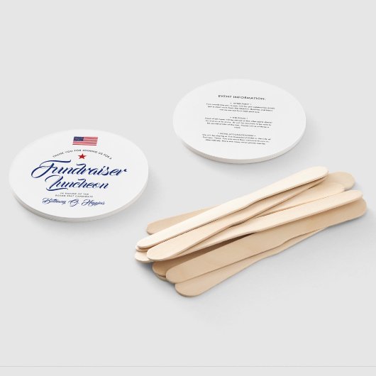 愛国色をテーマにした政治 |ファンのセット ハンドファン (組立なし)