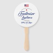 愛国色をテーマにした政治 |ファンのセット ハンドファン (正面)