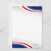 愛国色募金招待状 招待状 (裏面)