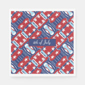 愛国色7月4日 スタンダードランチョンナプキン (正面)