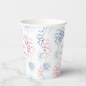 愛国花火の夏の最初の誕生日パーティー 紙コップ (右)